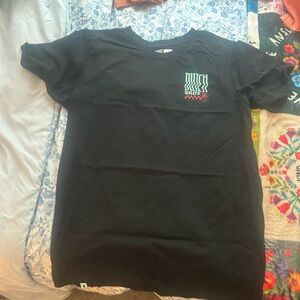 Dutch Bros Black Crew Neck Tee with Subtle Logo